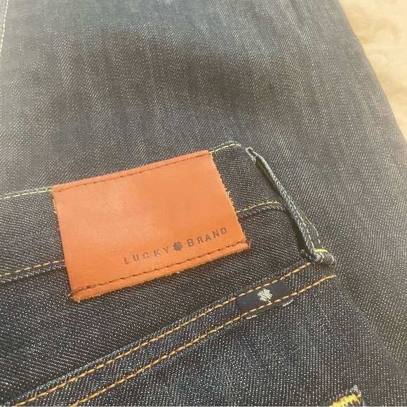 Lucky Brand 121 Heritage Slim Men's Dark Wash Blue Jeans 38W 32L 38x32 - Picture 13 of 15